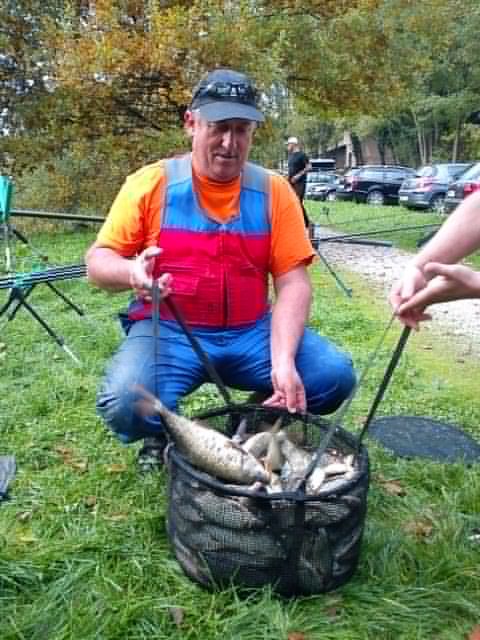 Bojan Bačič RD Laško-v dveh dnevih ujel 42 kg rib